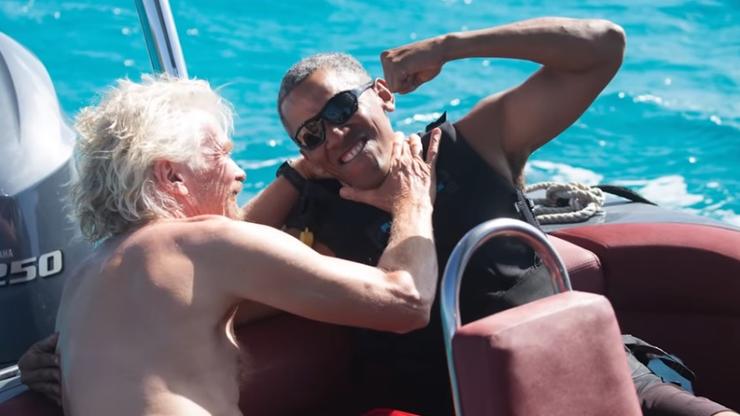 Barack Obama s Richardom Bransonom na Djevičanskim otocima