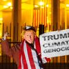 Prosvjednik koji Donalda Trumpa optužuje za klimatski genocid