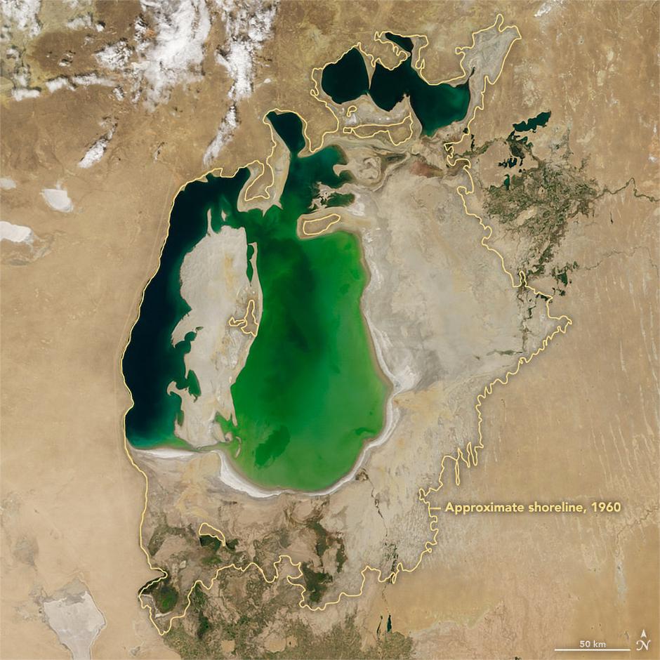 Aralsko jezero | Author: NASA