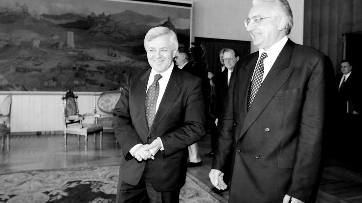 Milan Kučan i Franjo Tuđman