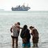 Iranian vessels hit in U.S. attack anchored near Strait of Hormuz..