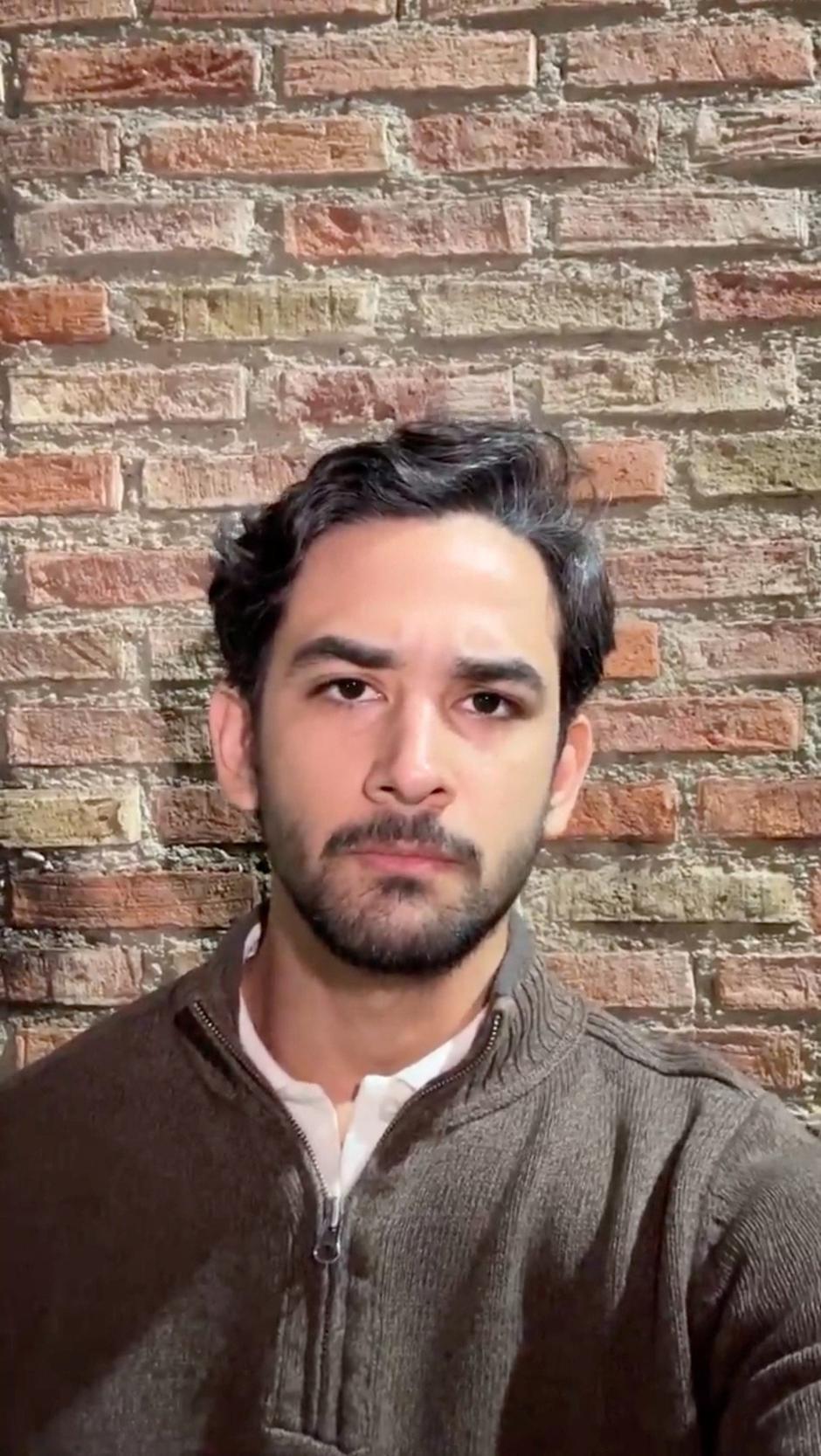 Ramon Guanipa, son of Venezuelan opposition politician Juan Pablo Guanipa, releases a video statement | Author: Via X @JuanPGuanipa