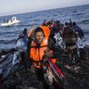 Izbjeglice dolaze na otok Lesbos