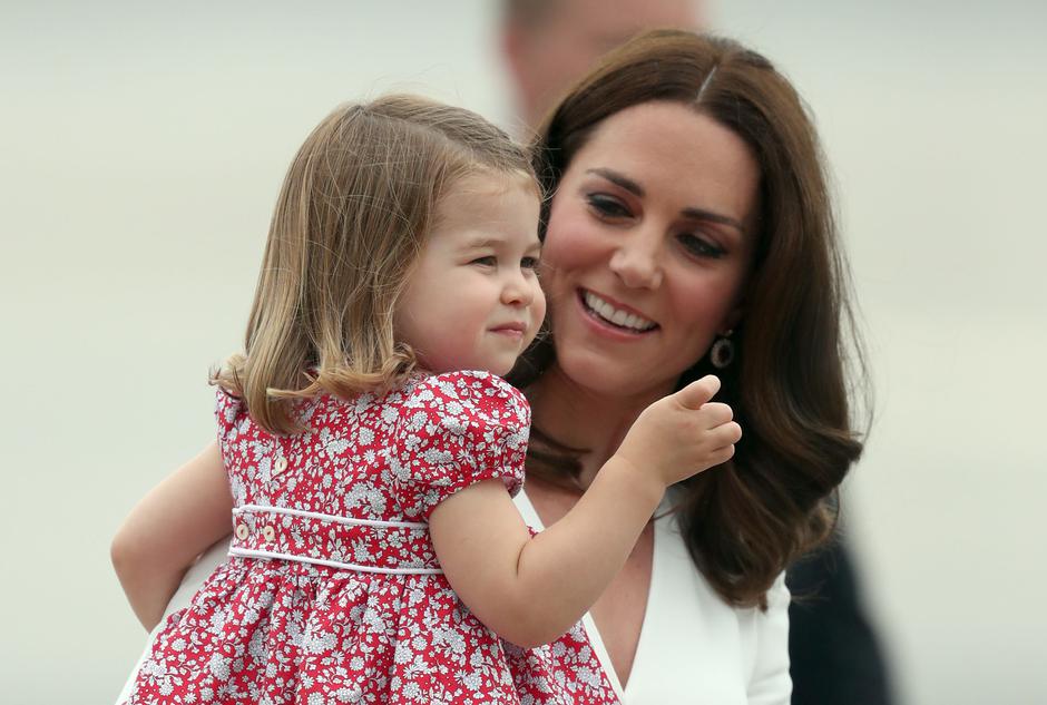 Vojvotkinja Kate Middleton s princezom Charlotte | Author: Jane Barlow/Press Association/PIXSELL