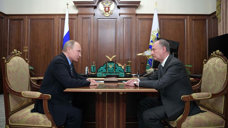 Nikolaj Petrušev i Vladimir Putin