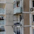 Aftermath of a Ukrainian drone attack in Moscow region