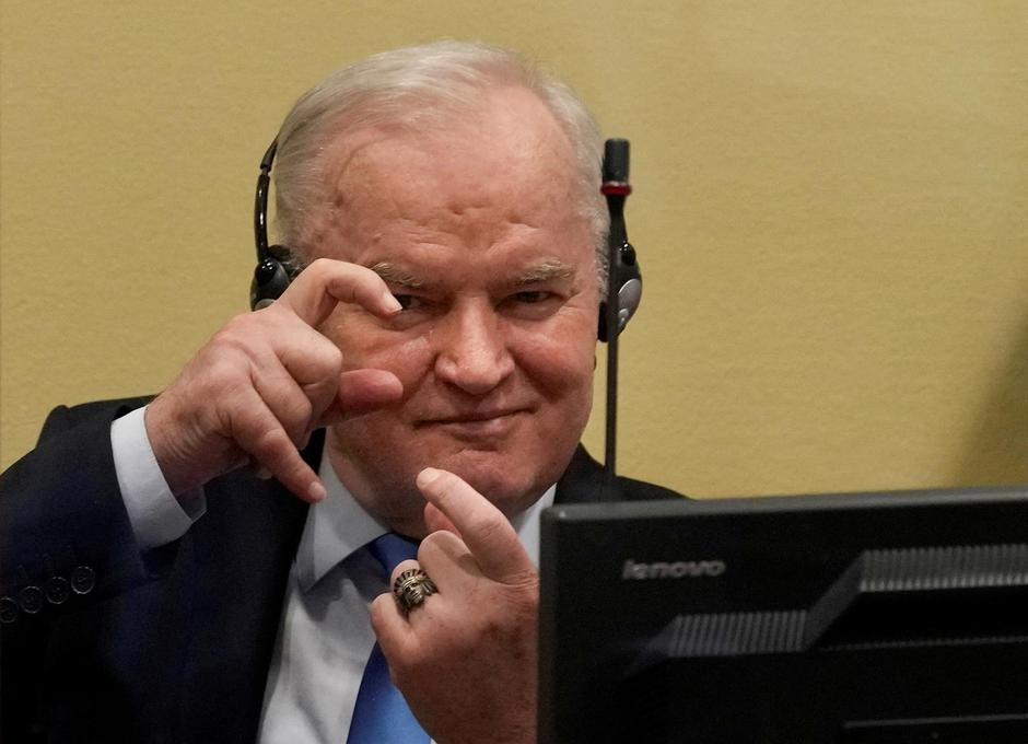FILE PHOTO: Former Bosnian Serb commander Mladic appeal judgement at UN court in The Hague | Author: POOL/REUTERS