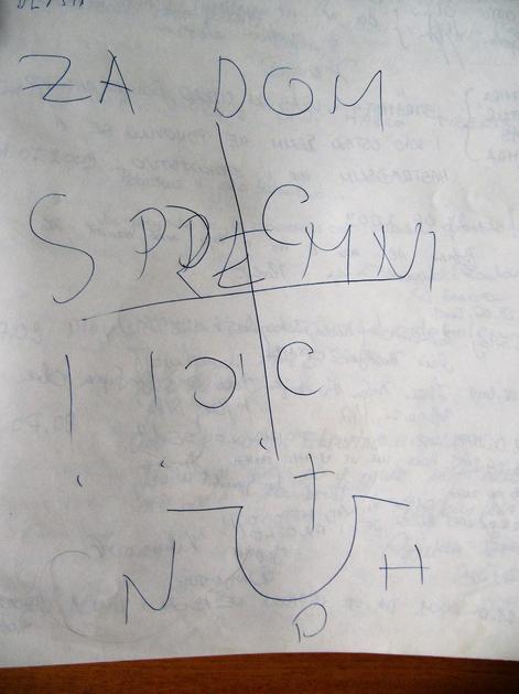 Četiri slova 'c' i ustaški pozdrav u Knjizi utisaka u Jasenovcu