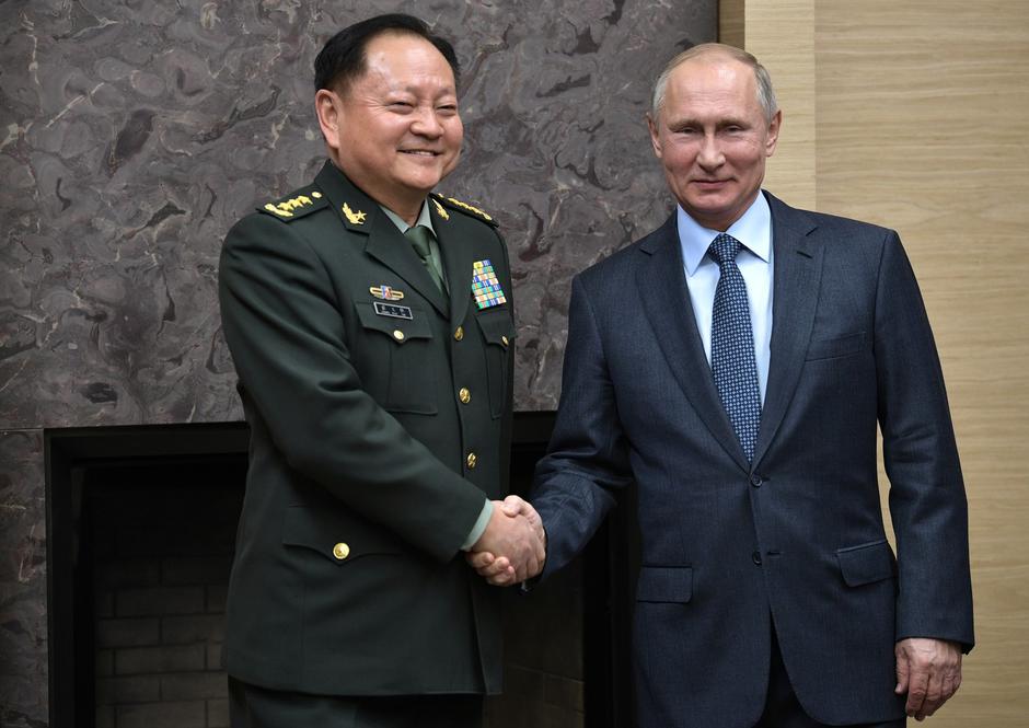 President Putin meets with Vice Chairman of the CPC Central Military Commission Zhang Youxia | Author: 