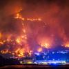 Omiš:  Pogled na Omiš sa ušća Cetine
