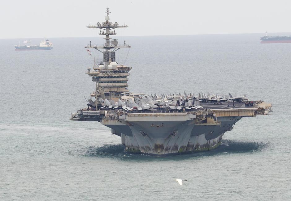 US Navy's USS Abraham Lincoln nuclear powered aircraft carrier visits Thailand | Author: RUNGROJ YONGRIT
