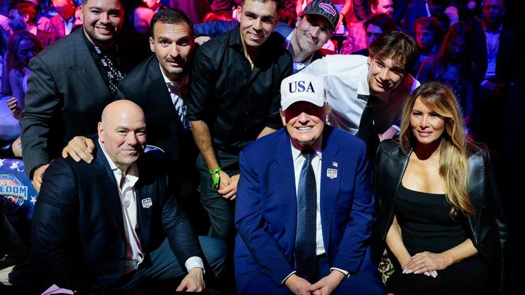 U.S. President Donald Trump hosts UFC Freedom 250 at the White House in Washington