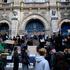 French high school students protest in France