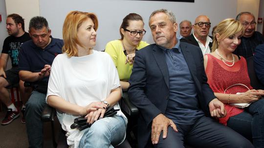 Milanka Opačić i Milan Bandić