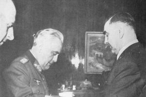 Edmund Glaise von Horstenau i Ante Pavelić