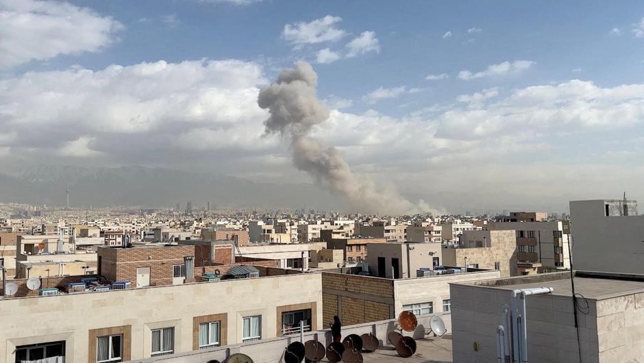 Smoke rises following an explosion, after Israel's Defence Minister Israel Katz said Israel had launched a pre-emptive attack against Iran, in Tehran | Author: WANA/REUTERS