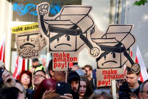 Demonstracije protiv Amazona u Berlinu