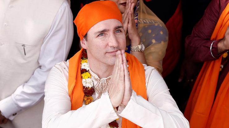 Justin Trudeau tijekom posjete Indiji pretjerao s etno odjećom