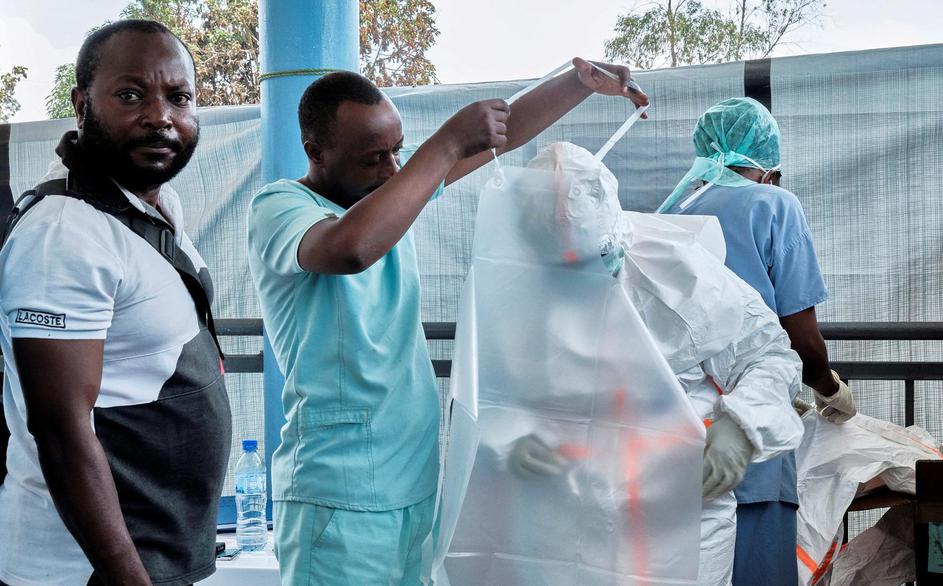 FILE PHOTO: ALIMA International NGO set up an treatment centre for the Ebola response in Rwampara