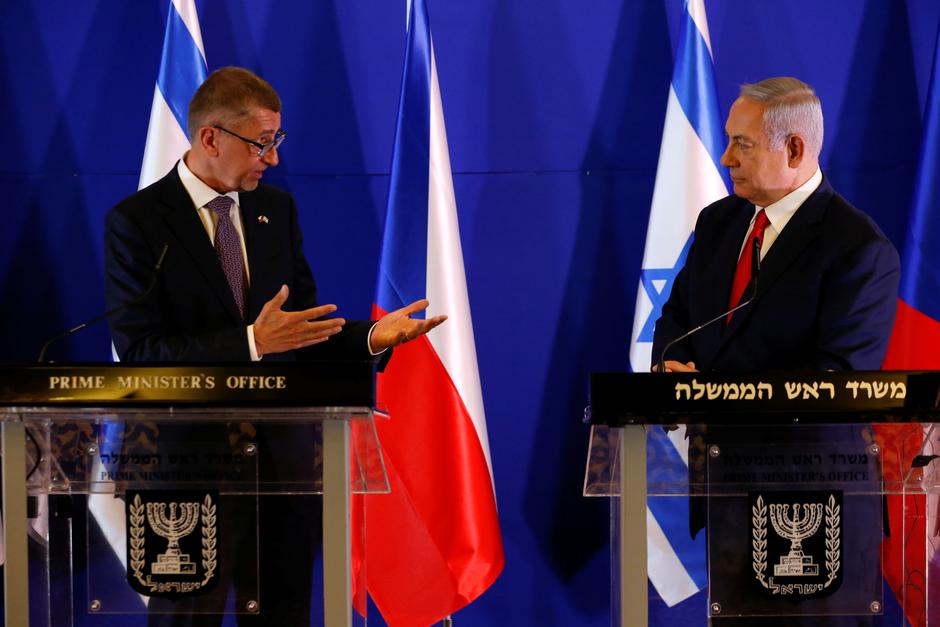 Benjamin Netanyahu i češki premijer Andrej Babiš | Author: pool/REUTERS/PIXSELL