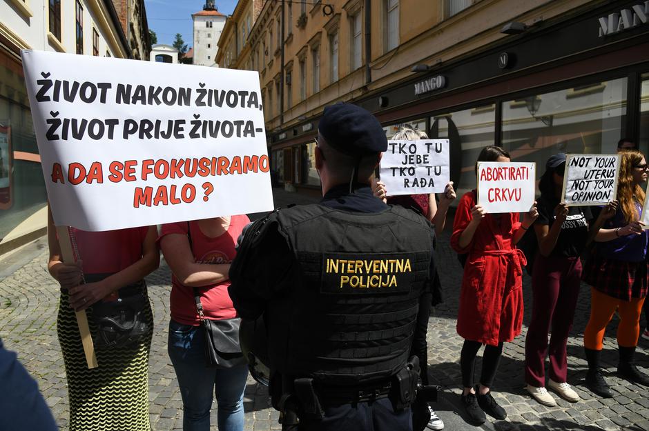 "Hod za život" 2019., povorka i protuprotest | Author: Josip Regović/ Pixsell