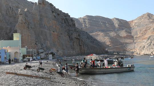 OMAN MUSANDAM KUMZAR VILLAGE