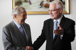 George Soros i Ivo Josipović