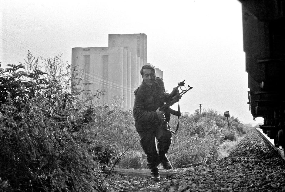 Vukovar 1991., Blago Zadro u akciji | Author: Mišo Lišanin