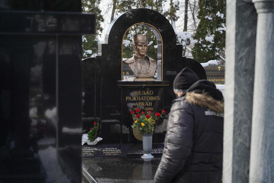 Beograd: Godišnjica smrti Željka Ražnatovića Arkana obilježena na Novom groblju | Author: Pixsell/Ata images