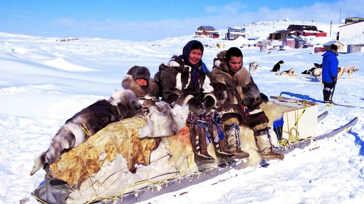 Obitelj Inuita na Otoku Baffin