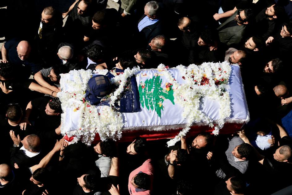 LEBANON BAISSARIYEH KILLED JOURNALIST MOURNING