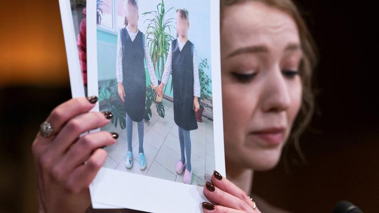 A U.S. Senate Appropriations subcommittee holds a hearing on the abduction of Ukrainian children by Russia on Capitol Hill in Washington