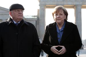 Mihail Gorbačov i Angela Merkel