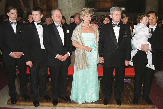 Zagreb: 21.4.2001., Vjenčanje Ive Todorić i Hrvoja Balenta