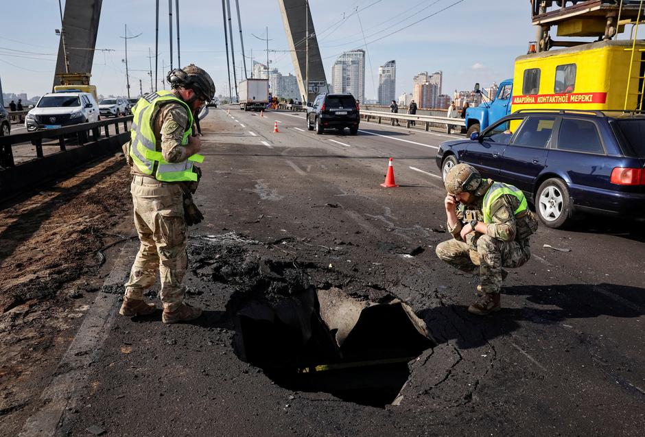 Aftermath of a Russian drone attack in Kyiv | Author: Stringer