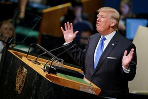 Donald Trump drži govor u Ujedinjenim narodima