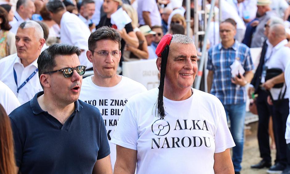 Sinj: 311. Sinjska alka, uzvanici u svečanoj loži | Author: Ivana Ivanovic/PIXSELL