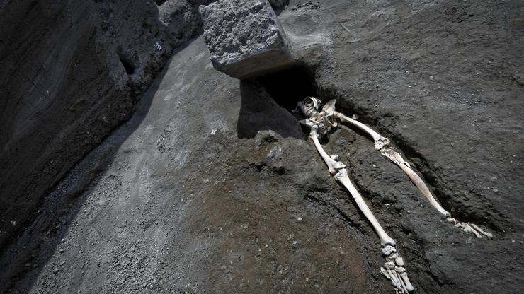 Kostur žrtve u Pompejima