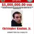 Handout issued by Bureau of International Narcotics and Law Enforcement Affairs, a US state department, of a poster issued in April 2022 offering a reward of $5million for the arrest and/or conviction of Christopher Kinahan jun. Kinahan is being sought by