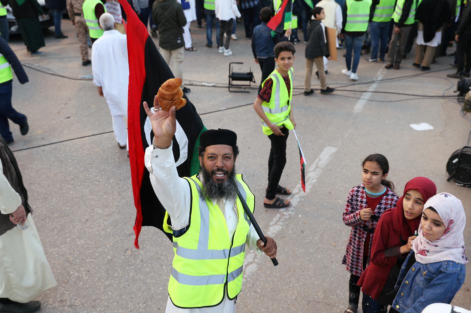 Prosvjed u Tripoliju u ljeto 2019.
