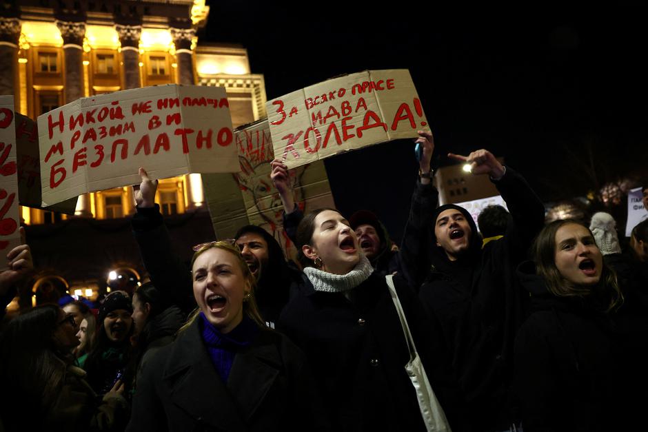 Bulgaria's opposition protests state budget, in Sofia | Author: STOYAN NENOV/REUTERS