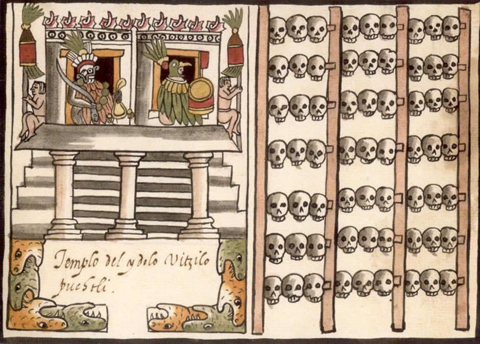 Ilustracije koje prikazuju kulturu Azteka | Author: Wikimedia Commons