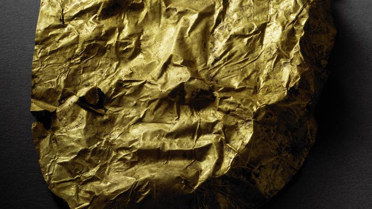 Funerary mask / Phoenician / Gold