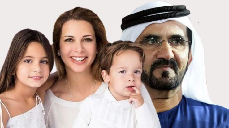 Princeza Haya i emir Dubaija Shaikh Mohammad s djecom