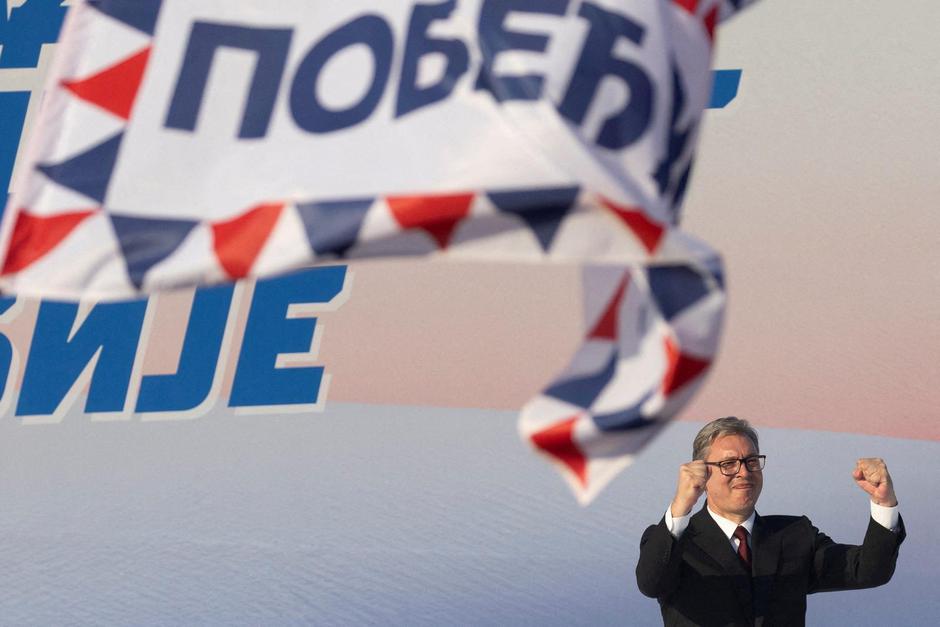 Serbia's ruling Serbian Progressive Party (SNS) major rally in Belgrade | Author: DJORDJE KOJADINOVIC/REUTERS