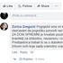 Komentar Zorice Gregurić na Facebooku